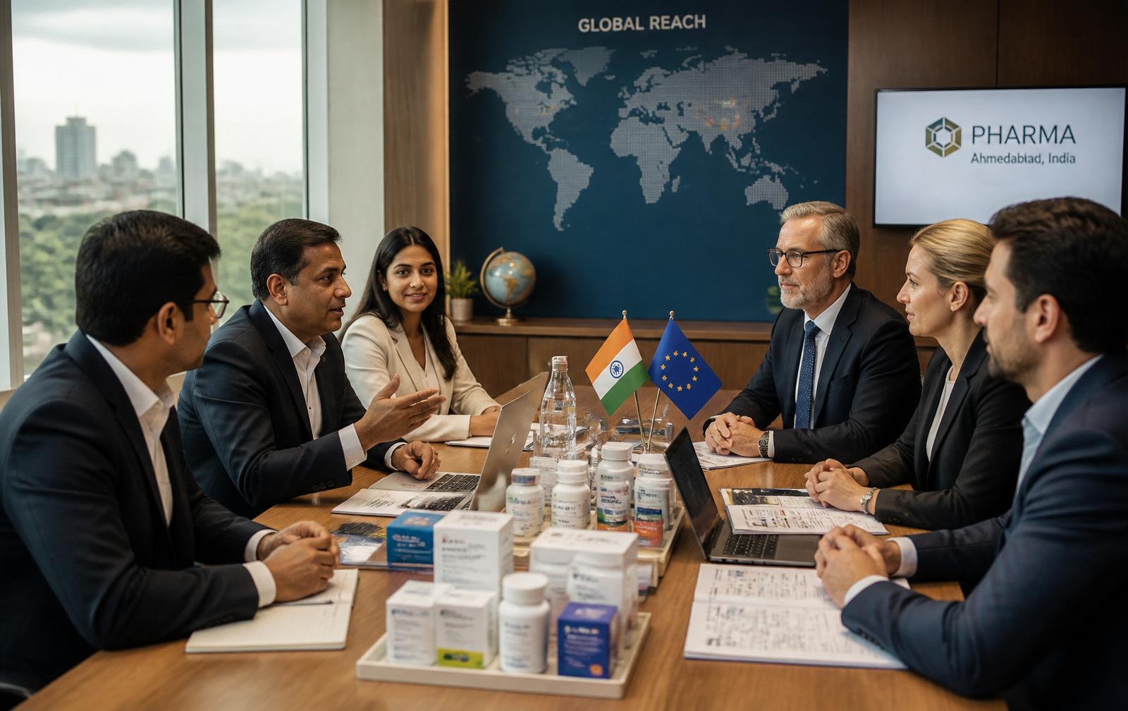 Executives in a strategic business meeting